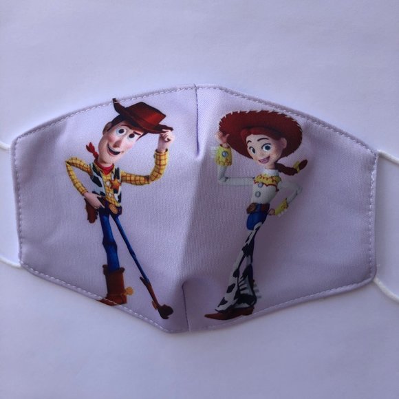 1 pc Kids face mask Toy Story Woody Jessie Forky - Picture 3 of 5
